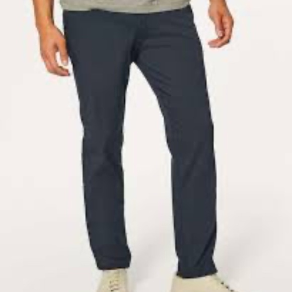 Lululemon Commission Pant Men 34 x 31" Classic Swift Cotton Chino Melanite